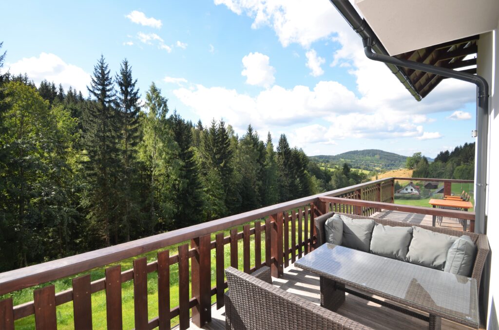 Apartmán Rokytno 6 - ubytování v srdci Krkonoš - terasa