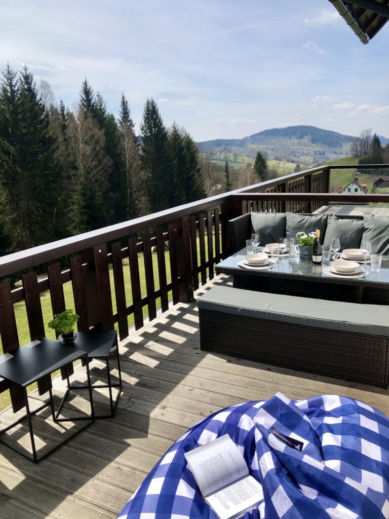 Apartmán Rokytno 6 - ubytování v srdci Krkonoš - terasa